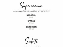 Buonissimo menu