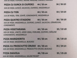Pizzeria Napoli Meniu