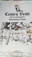 Restaurant Centru Vechi menu