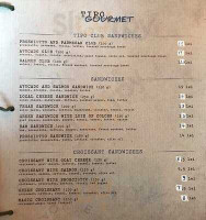 Tipografia menu