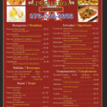 Zebrano Restaurant & Bar Carta