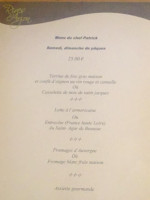 Union Jack menu