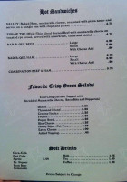 Skyfall Rooftop menu