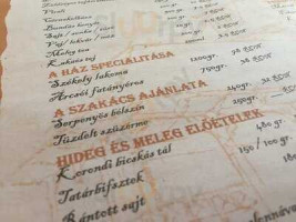 Árcsó Inn Carta