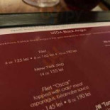 JW SteakHouse Meniu