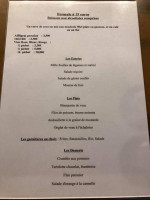 Casa Cu Pridvor menu