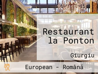 Restaurant la Ponton